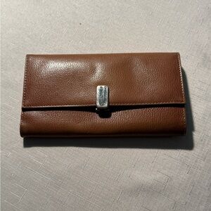 Liz Claiborne Brown Leather Wallet